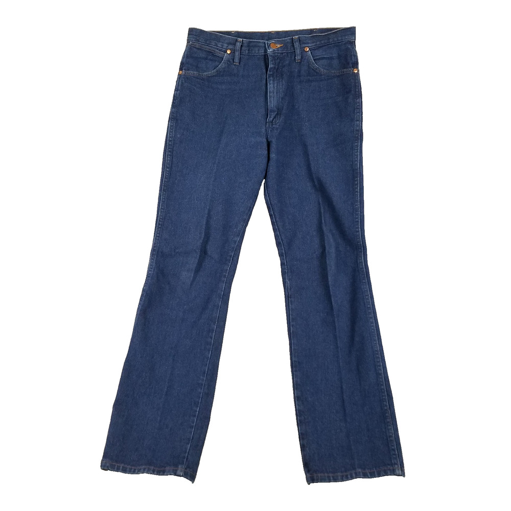 Wrangler Jeans Mens 34x34 Blue Denim Straight Leg 0936APW Classic Western Pants